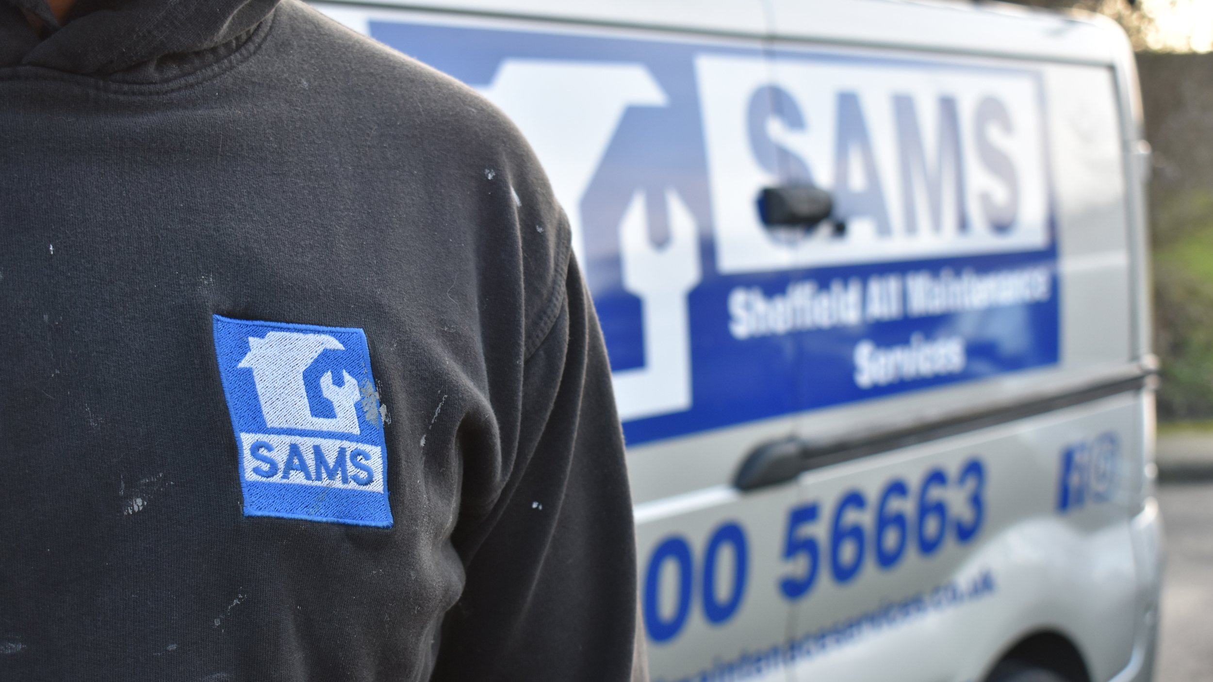 SAMS Tradesmen logo closeup